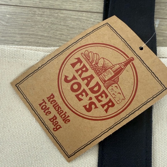 Trader Joe's Limited Edition Large Canvas Tote Bag - Picture 5 of 9